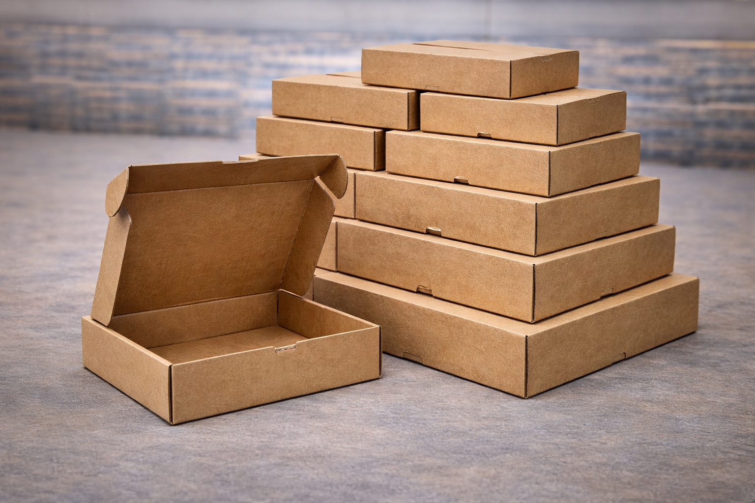 Greito uždarymo kartono dėžės e. prekybai