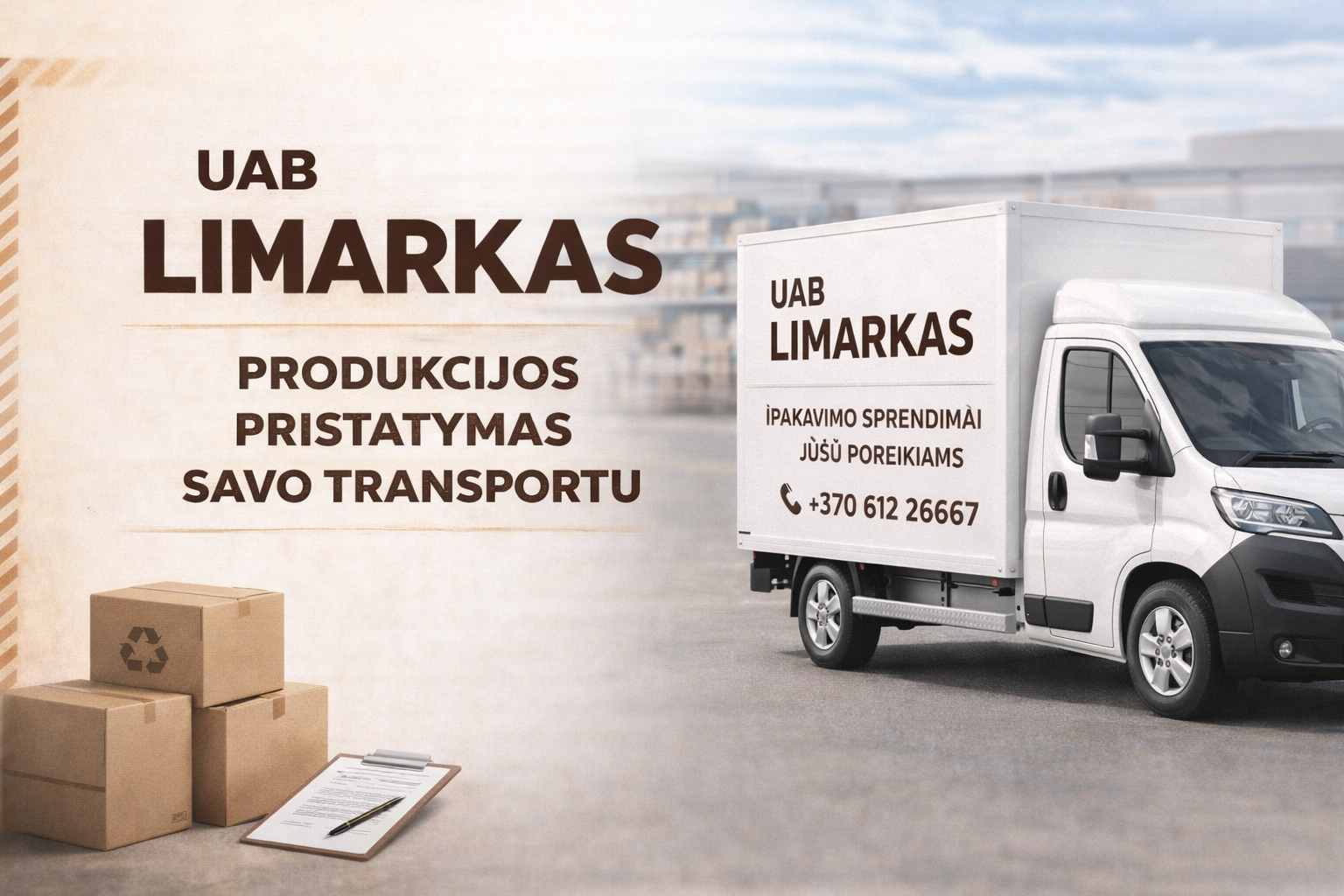 Paruošta produkcija pristatymui klientams